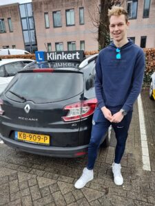 Mats Stormbroek is in 1 keer geslaagd bij Autorijschool Klinkert Zeist